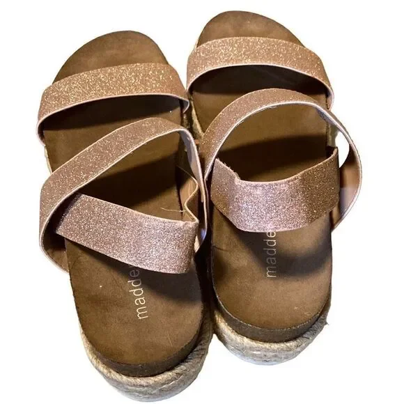 Madden Girl Cybell Women's Slip on Platform Sandals - sz 8 - Picture 4 of 4